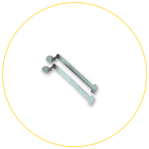 Set 2 Mollettine di fissaggio per blocco elettromagnetico Serie Uniko - elsamec
