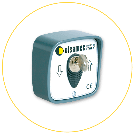 Selettore a chiave per esterni antieffrazione a parete - elsamec
